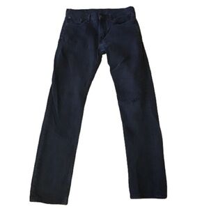 Levi black distressed jeans